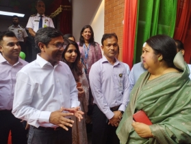 সংসদের বৈদ্যুতিক উপকেন্দ্রের শুভ উদ্বোধন করলেন স্পিকার